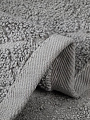 Плед евро, 220х240 см, подарочная коробка, жаккард, 100% хлопок, Karteks, Damask 14, серый - фото 3