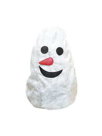 Укрывной колпак 60 г/м2, Сказка Снеговик, 0.97х1.2 м, зимний