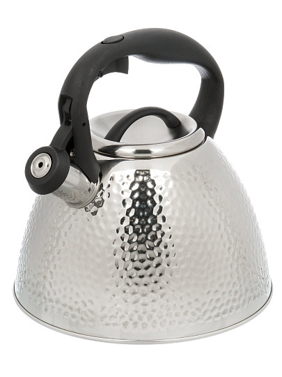 Чайник нержавеющая сталь, 3 л, со свистком, сатинированный, сталь 304, Daniks, индукция, GS-04197A-1