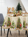 Скатерть 220х220 см, 100% хлопок, саржа, 220 г/м2, с ГМВО, Этель, Noble Christmas, 7319018