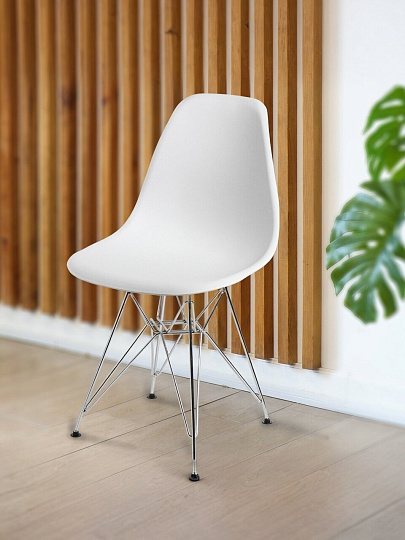 Стул обеденный полипропилен, белый, Миринда, T2023-052