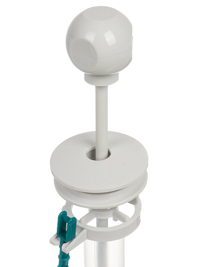 Клапан для бачка унитаза пластик, штоковый, белый, сливной, Инкоэр, СБа-Бм-А-В Р