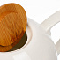 Набор чайный керамика, 13 предметов, на 6 персон, 90 мл, бамбуковая подставка, чайник 620 мл, Y6-6463, подарочная упаковка - фото 3