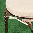 Мебель садовая Green Days, Феникс, стол, 60х68 см, 2 стула, подушка, алюминий литой, WKL-712 - фото 5