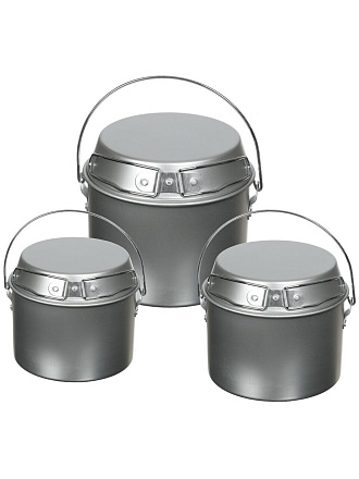 Набор котелков походный, 3 предмета, 1, 2, 3 л, Ecos, Camp-S1, 991008