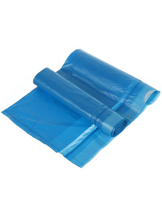 Пакеты для мусора 60 л, 10 шт, 20 мкм, с завязками, 580х680 мм, Марья Искусница, 5497, синие