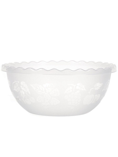 Миска пластик, круглая, 12.5 см, 6 л, Дуня №2, DDStyle, 10502, в ассортименте