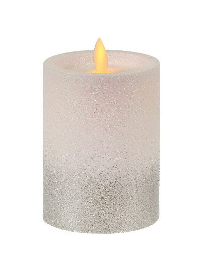 Свеча светодиодная 10х7.5 см, плавное мерцание, пластик, A330100