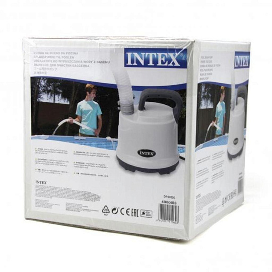 Насос дренажный 3585 л/ч, шланг 5 м, 220-240 В, электрический, Intex, 28606