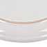 Тарелка обеденная, керамика, 27 см, круглая, White Fusion, Daniks, белая - фото 4