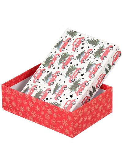 Коробка подарочная картон, 19х13.5х6 см, в ассортименте, Волшебный праздник, A470114