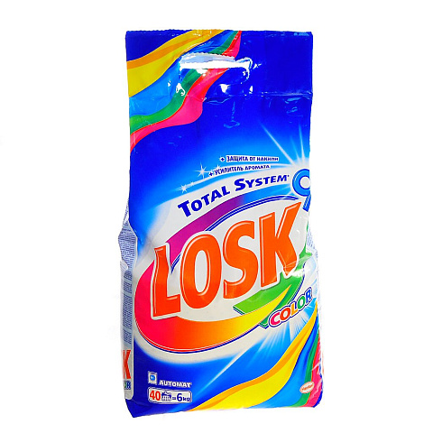 Стиральный порошок автомат Losk Color, 6000 г