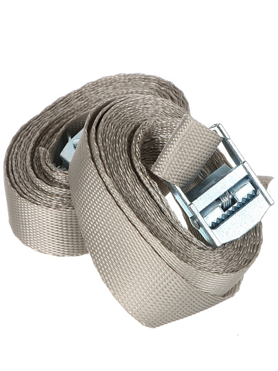 Ремень крепления груза 2 шт, 3 м, комплект, кольцевой с фиксатором 250 кг, полиэстер, Clim Art, CLA01101