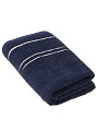 Полотенце банное 70х140 см, 100% хлопок, 420 г/м2, Азия, Silvano, синее, Узбекистан