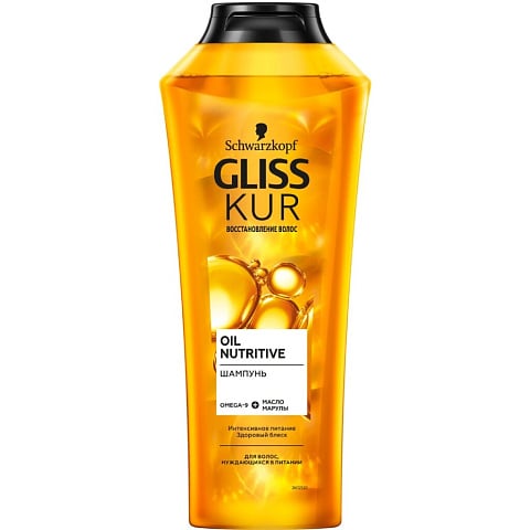 Шампунь Gliss Kur, Oil Nutritive, 400 мл