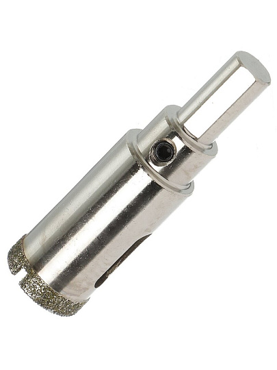 Коронка алмазная, по керамограниту и керамике, Rennbohr, Alpha, диаметр 20 мм, с центрирующим сверлом, 676220