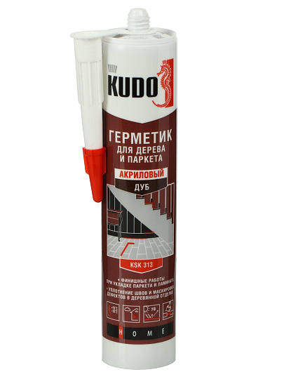 Герметик акриловый, для дерева, KUDO, KSK-313, 280 мл, дуб