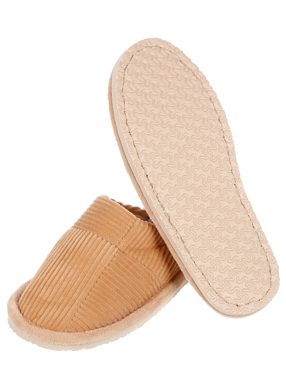 Тапки для женщин, велюр, песочные, р. 39, 813F224-1