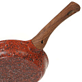 Сковорода алюминий, 24 см, антипригарное покрытие, Гурман, Granite Red, красная, ручка под дерево, ГМ2401 ГР - фото 6
