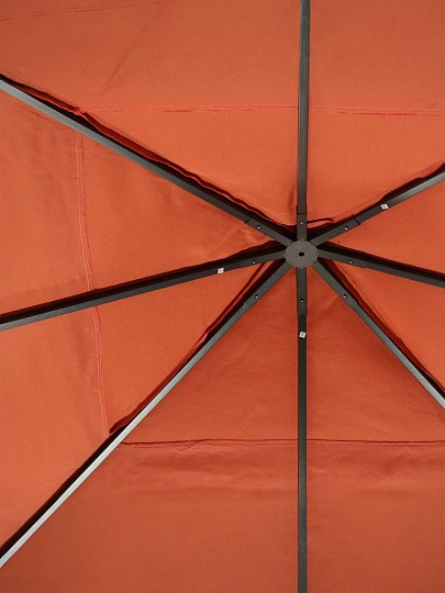 Шатер с москитной сеткой, терракот, 3х3х2.7 м, четырехугольный, C070018