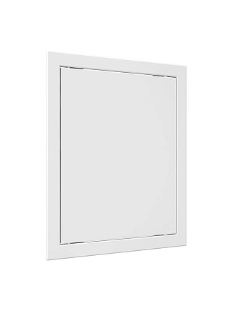 Люк ревизионный пластик, 268х318 мм, нажимной, 246х296, фланец, Auramax, Эра, AD