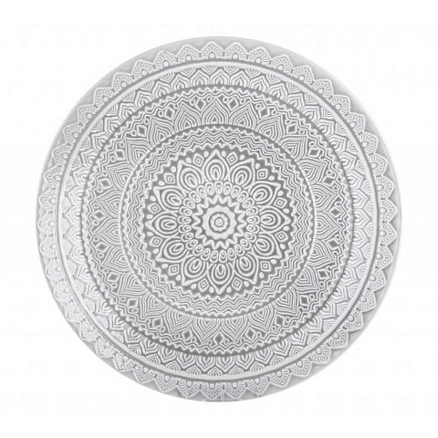 Тарелка обеденная, керамика, 26.6 см, круглая, Romano grey, 19S158D/P