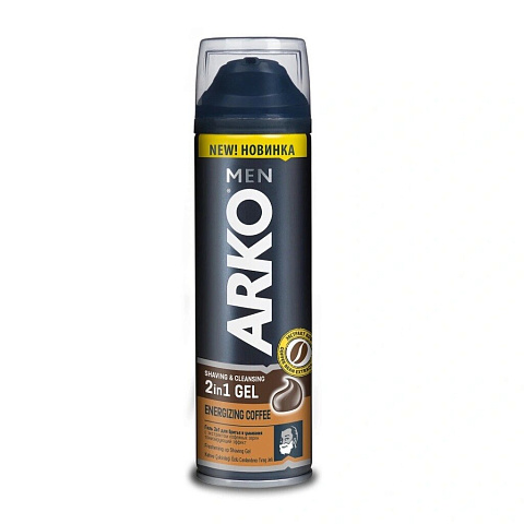 Гель для бритья и умывания, Arko Men, Coffee, 200 мл, 509459