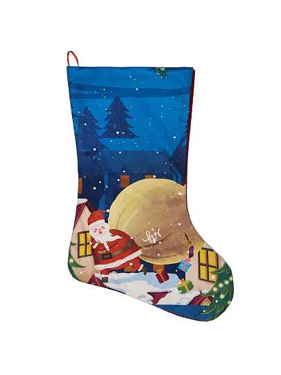 Носок новогодний 43х30 см, Y4-5635