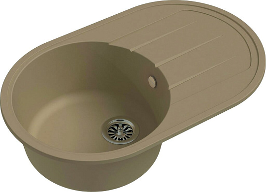 Мойка кварц Elegant R50F 1-чаша+ крыло 752*470мм топаз, EWIGSTEIN