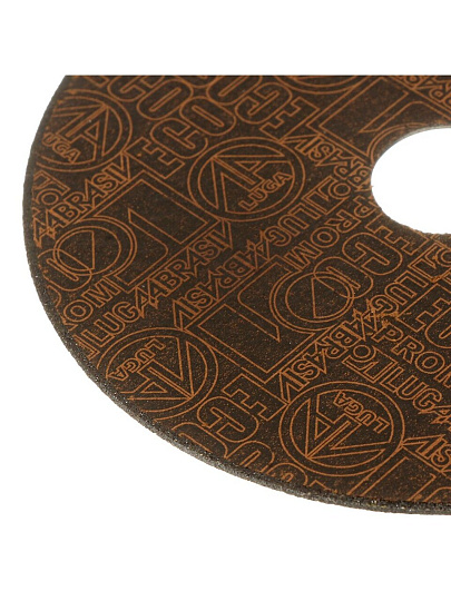 Круг отрезной по металлу, LugaAbrasiv, Professional, BF, диаметр 125х1.2 мм, посадочный диаметр 22.23 мм, зернистость A54, S 80 м/с