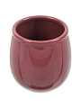 Стакан для зубных щеток, 8.3х8.3х8 см, керамика, винный, CE1066IA-TB