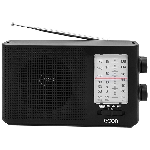 Радиоприемник Econ, ERP-1400, питание: от батарей, СВ диапазон, МГц. 8-16