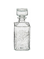 Декантер для виски стекло, 0.96 л, 9.5х9.5х23.3 см, с крышкой, Lefard, Glass Legend, 172-132