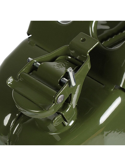 Канистра сталь, для топлива, 20 л, прямоугольная, вертикальная, крышка с фиксатором, Павловская заря