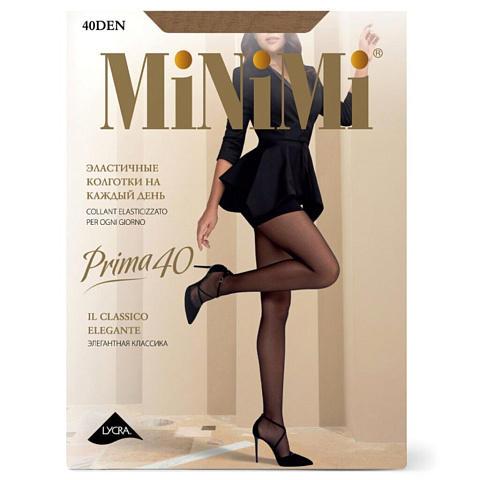 Колготки MINIMI Mini PRIMA 40 Caramello 3 шортики