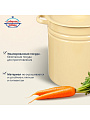 Кастрюля эмалированная сталь, 12 л, крышка сталь, цилиндрическая, Сибирские товары, С41624/.3П/СГ/3/П/3СГ, в ассортименте - фото 4