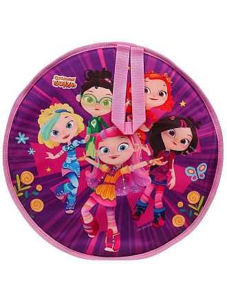 Ледянка ткань, круглая, 45 см, наполнитель порилекс, ручка, Nika, Сказочный патруль, ЛРС45