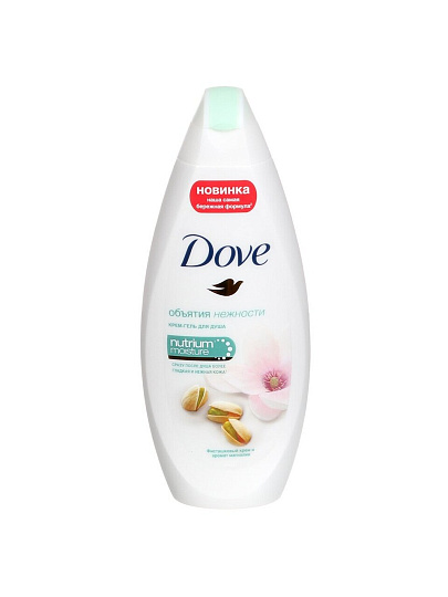 Крем-гель для душа Dove, Объятия нежности, Фисташковый крем и магнолия, 250 мл