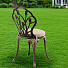 Мебель садовая Green Days, Феникс, стол, 60х68 см, 2 стула, подушка, алюминий литой, WKL-712 - фото 4