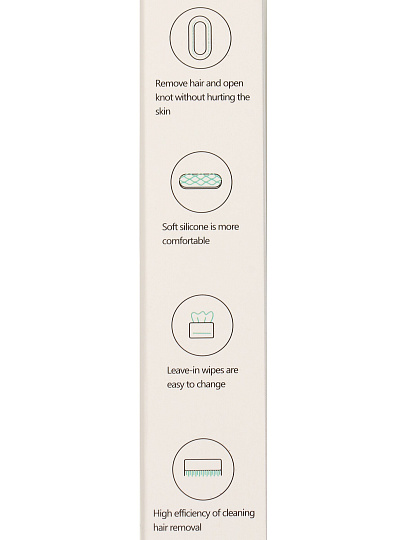 Щетка для вычесывания животных 19х2.8х5 см, Y4-11396