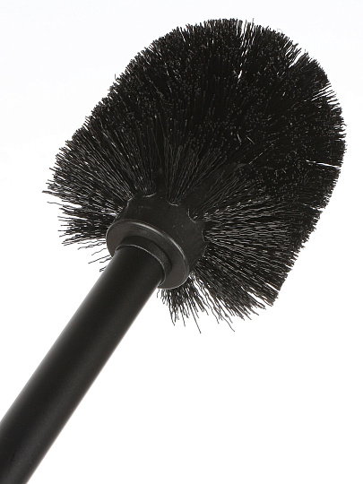 Ерш для туалета Черно-белый, напольный, 9.2x12.3/36.1 см, керамика, BCE1160AA-TOH