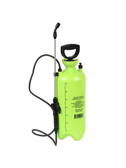 Опрыскиватель садовый Green Days, 8 л, пластик, в коробке, 9588-00К, салатовый