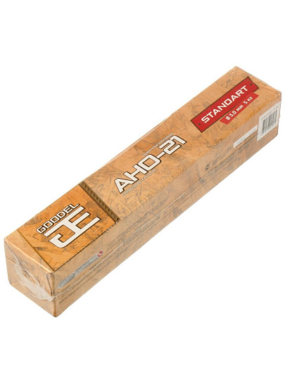 Электроды Goodel, АНО-21, по стали, 3х350 мм, 5 кг, картонная коробка