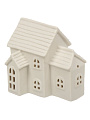 Фигурка декоративная полимер, Домик, 12.5х9х12 см, светящаяся, на батарейках, Y4-9361 - фото 3