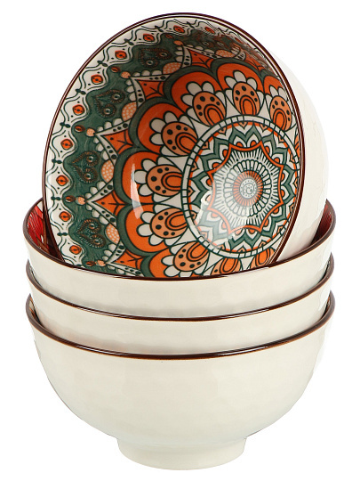 Набор салатников 4 шт, 11х5.5 см, 250 мл, Восток-1, B010446