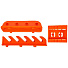 Ящик для инструмента, Expert, пластик, с держателями для ключей, отверток, сверл, 19.5х11х3.7 см, оранжевый, Blocker, BR3829ОР - фото 2