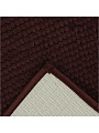 Коврик для ванной, антискользящий, 0.6х0.9 м, полиэстер, шоколадный, Макарон, Y3-670 - фото 3