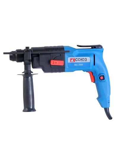 Перфоратор Союз, ПЕС-2550, SDS-Plus, 800 Вт, 1.5 Дж, 2 режима, ПЕС-2550