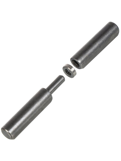 Петля гаражная, Аллюр, 22х180 мм, 1120, с подшипником, каплевидная, для сварки