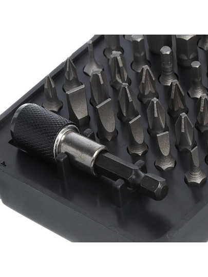 Набор бит Bartex, 61 шт, магнитный адаптер, CrV